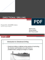Directional Drilling: Prepared By: SALESSE Amina
