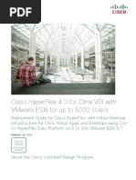 Cisco HyperFlex 4.0 For Citrix VDI With VMware ESXi For Up To 5000 Users