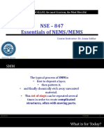 NSE - 847 Essentials of NEMS/MEMS: in The Name of ALLAH, The Most Gracious, The Most Merciful