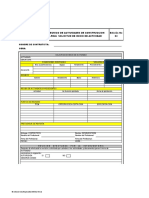 Solicitud de Inicio de Actividad PAYC