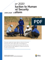 An Introduction To Human Rights and Security Sector Reform: FBA Paper 2020