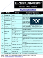 PROJECTUM, Guia de Formulas PMP, Rev H PDF