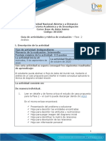 Guia de Actividades y Rúbrica de Evaluación - Unidad 1 - Fase 2 - Análisis