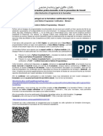 Communiqué Formation Certification PCEP Python