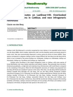 Nomenclatural Notes On Laeliinae-VIII. Overlooked New Combinations in Cattleya, and New Infrageneric Nothotaxa