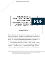 Cronología Caso Mexicana de Aviación.