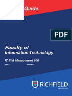 Study Guide - IT Risk Management 600 - Compressed