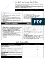 Chapter Assignment Rubric: Presentation Infographic