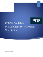 CCMS - Candidate Management System Quick Start Guide: THE IIA - Global Headquarters