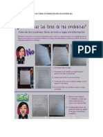 Guia de Cómo Se Deben Enviar Las Evidencias PDF