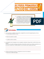 Corrección Ortográfica para Segundo de Primaria