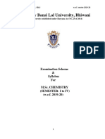 M.SC - Chemistry 2019 20 PDF
