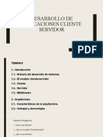 Desarrollo de Aplicaciones Cliente Servidor