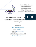 Report of Process Control