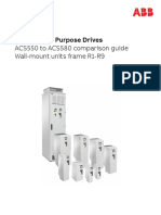ABB General Purpose Drives: ACS550 To ACS580 Comparison Guide Wall-Mount Units Frame R1-R9