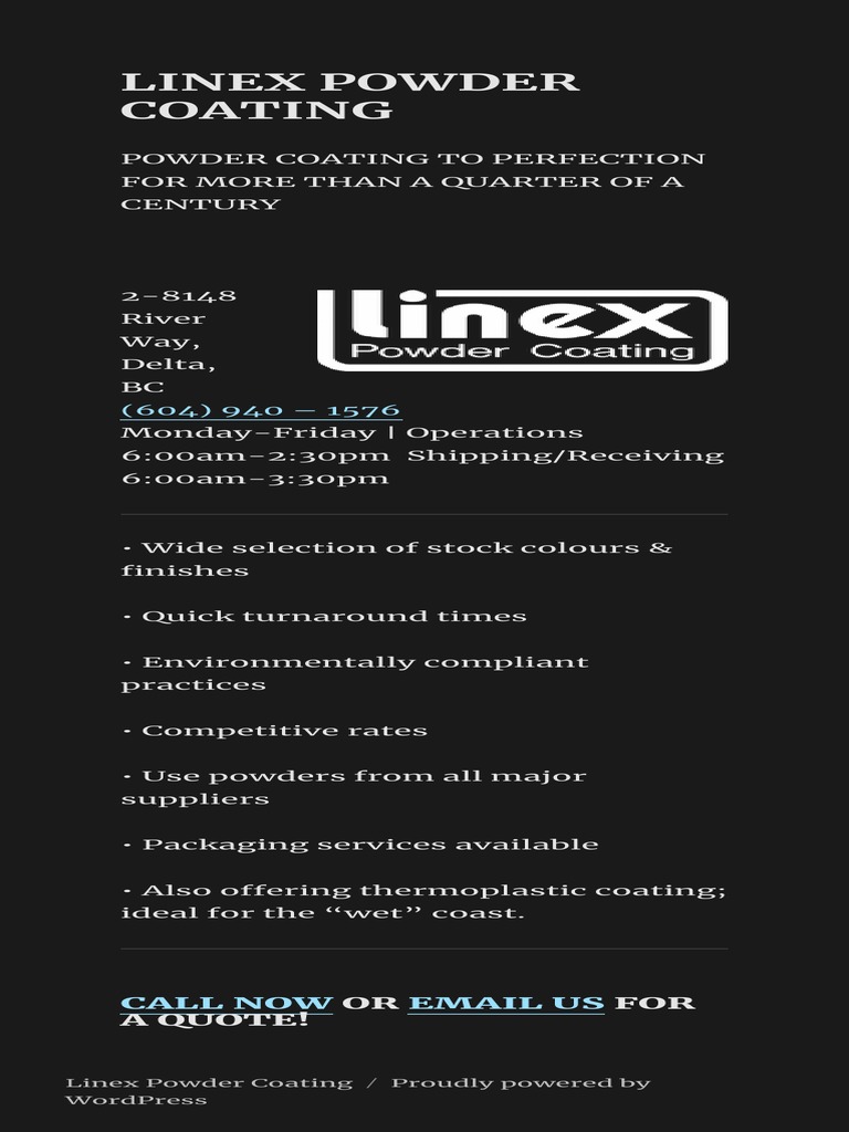 Linex Powder Coating PDF