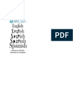 English Spanish Glossary