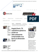 Angela Davis - "El Capitalismo Global No Puede Ser Adecuadamente Comprendido Si Se Ignora La Dimensión Racial" - EcuadorToday %