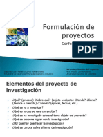 Formulación de Proyectos de Investigación Ver 192