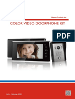 Color Video Doorphone Kit: 1byone Products Inc