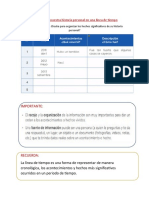 Organizamos Nuestra Historia Personal en Una Línea de Tiempo