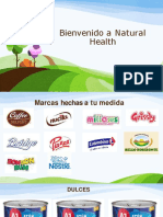 Marcas de dulces, cereales y cuidado personal en Natural Health