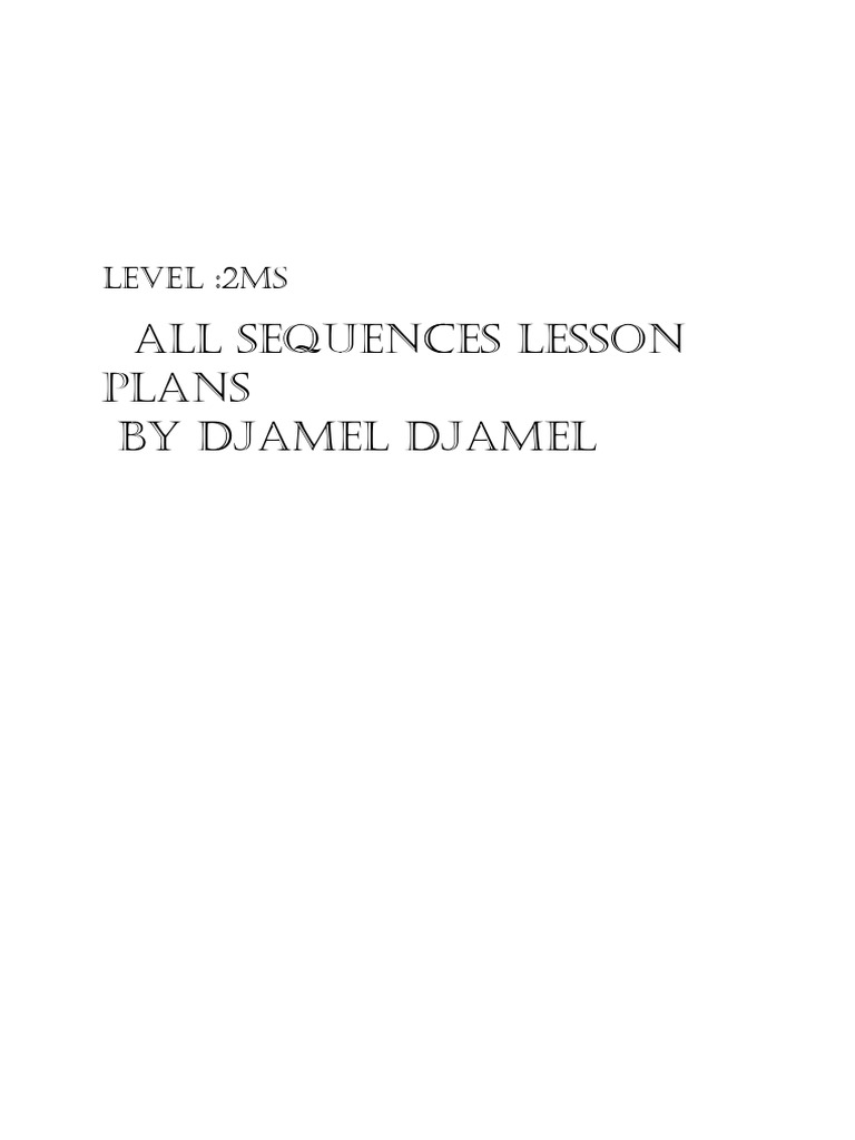 2MS Sequence 1: Describing Appearance | PDF | Educational Technology ...