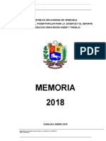 MEMORIA GMST 2018
