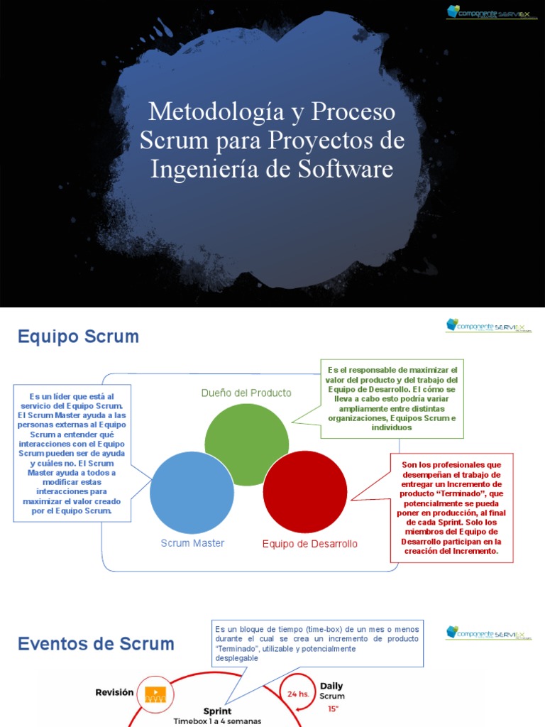 Guía Scrum para Ingeniería de Software | PDF | Business | Informática