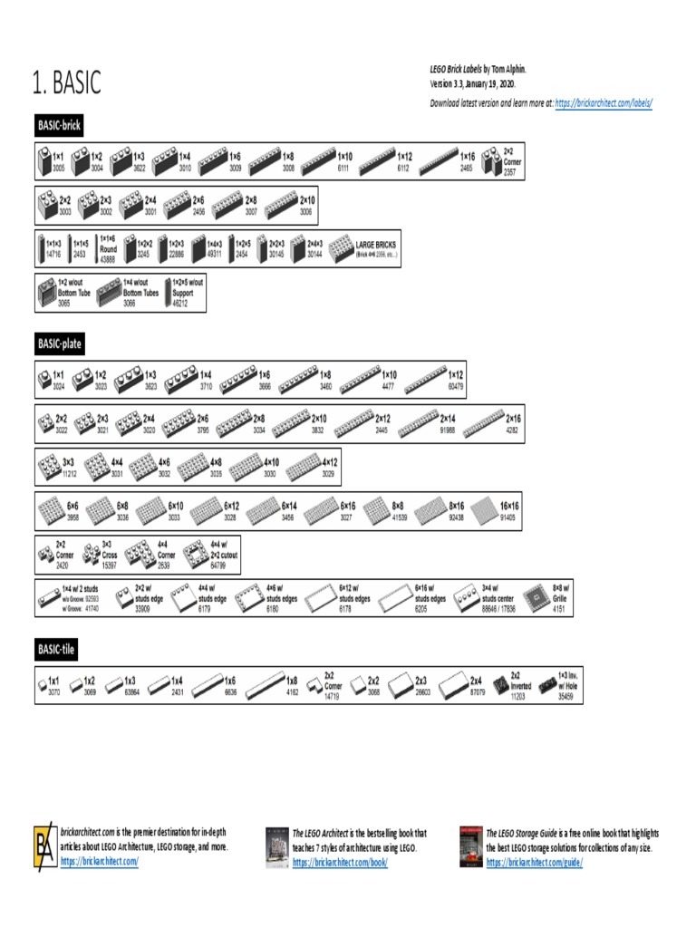 Free Printable LEGO Brick Labels | PDF | Lego | Toy Companies Of Denmark