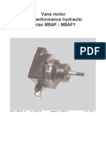 Vane Motor High Performance Hydraulic Series M5AF - M5AF1