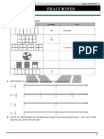 12 Fracciones Quinto de Primaria