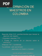 Formación de Maestros en Colombia Imprimir