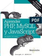 Aprender PHP, MySQL y JavaScript Con Jquery, CSS y HTML5 5E PDF