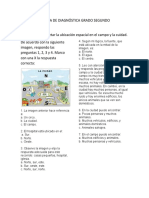 Prueba de Diagnóstica Grado Segundo