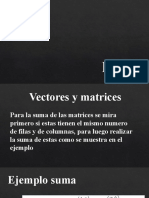 Operaciones Vectores