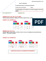 REFORZAMIENTO Multiplicación