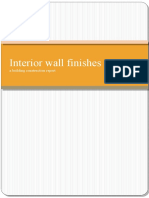 Interior Wall Finishes