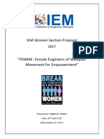 Najiha IEM Women Section Proposal April 2017