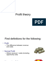 5 - Profit Theory