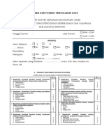 Formulir Kuesioner SKM Sip PDF