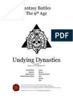 The Ninth Age - Undying - Dynasties - 1 1 0 PDF