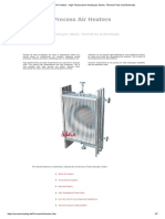 Process Air Heaters - High-Temperature Heating by Steam, Thermal Fluid and Electrically