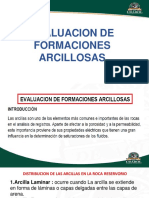 Evaluacion de Formaciones Arcillosas Avance 2-2019