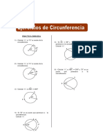 Ejercicios de Circunferencia PDF