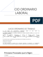 Diapositivas El Juicio Ordinario Laboral Modulo 3