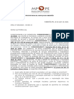 025 - 2020 - Requisição de Informações Sobre a Aplicação dos Recursos na Pandemia e Instalação de Leitos-COVID-19