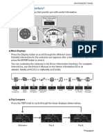 Driver Information Interface : Main Displays