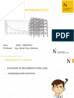 Ingenieria Sismorresistente - Sesion 9 PDF