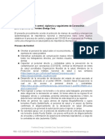 Procedimiento para El Control, Vigilancia y Seguimiento de Coronavirus en Frontera PDF